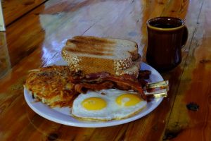 June Bug Cafe Bacon and Eggs