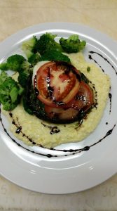 June Bug Cafe eggplant and polenta