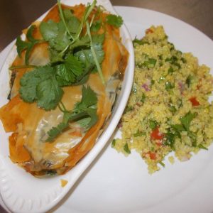 June Bug Cafe spanikopita